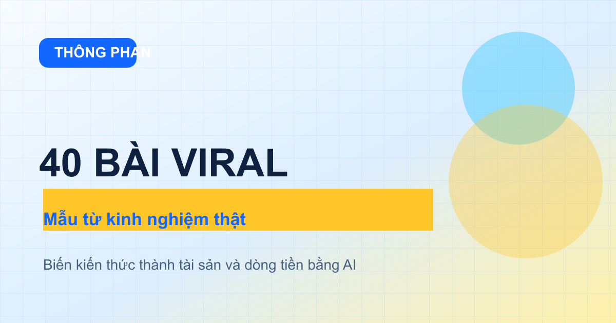 40 bài viral, tui học được gì về nội dung và marketing